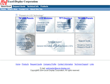 Tablet Screenshot of excel-display.com